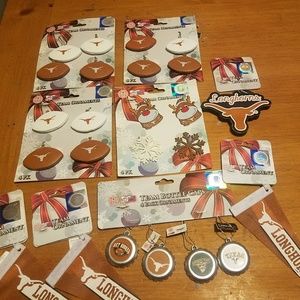 Texas Longhorns ornament lot (3 available)